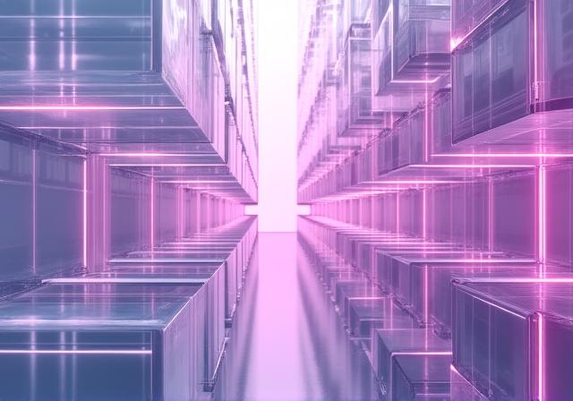 Abstrakte Darstellung von Datensicherheit und Vertragsrecht