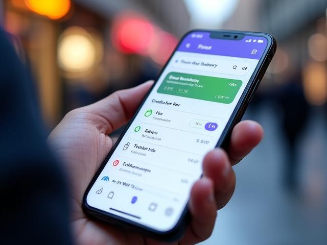 Digitaler Kreditprozess auf Smartphone